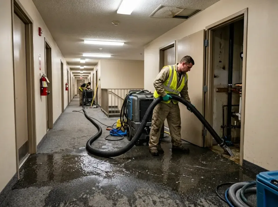 multi-unit-apartment-hallway-f-005 — frequently asked questions, Emergency Burst Pipe Water Extraction & Removal in Ketchum,…